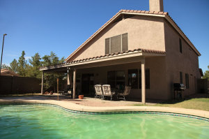 Rear Pool & Patio View