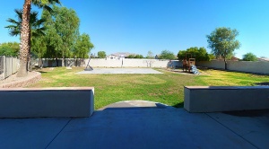 Rear Yard From The Patio