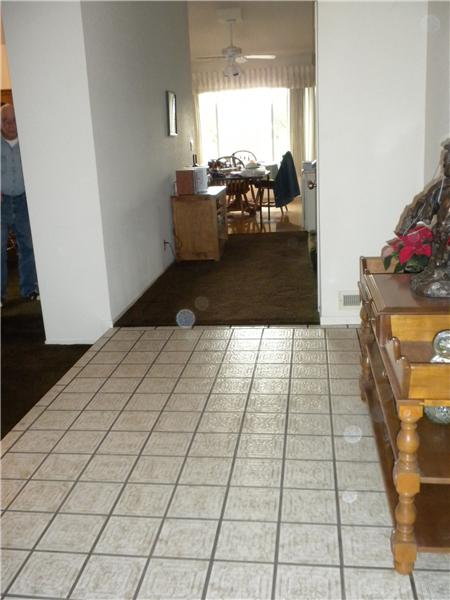 Entry way into home