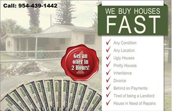 123 Sell Today  Cash for your Houses, hollywood, FL