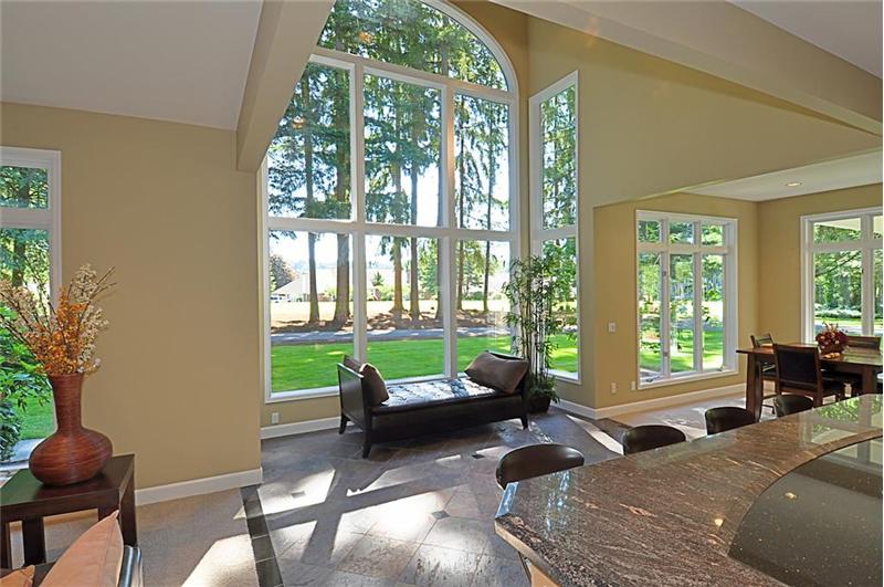 Woodinville Luxury Home Picture Window