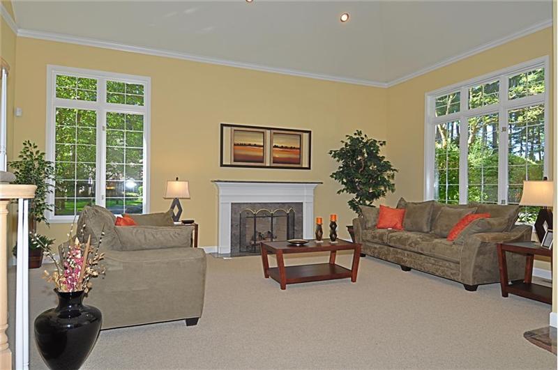 Woodinville Luxury Home Living Room