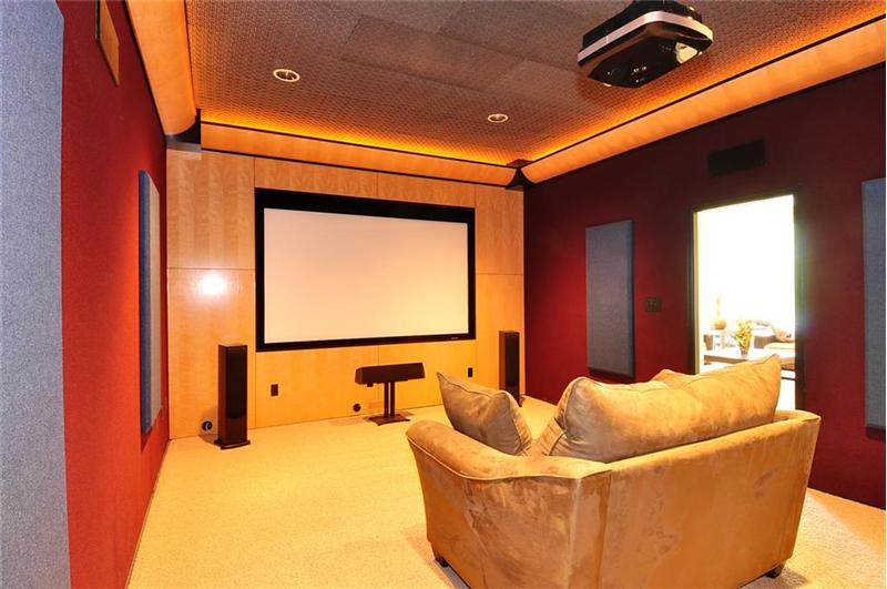 Woodinville Luxury Home Media Room