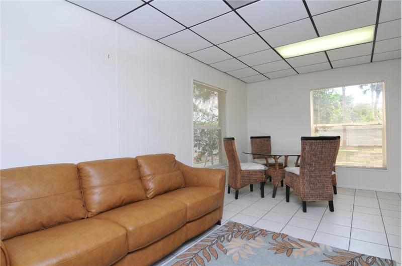 Downstairs non conforming area