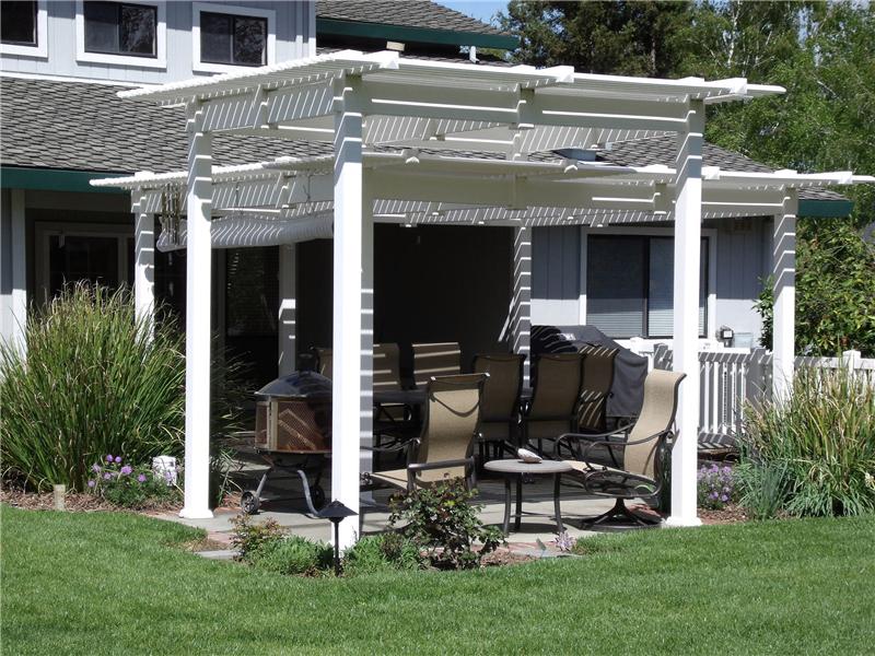 Backyard gazebo for entertaining