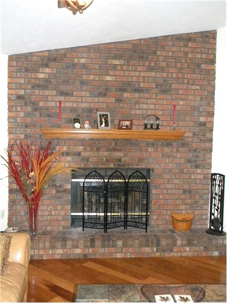 Brick Fireplace