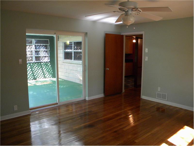 Master Bedroom View of Courtyard