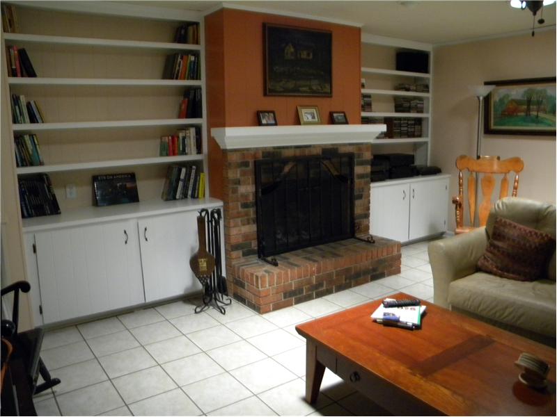 Family Room Built In Cabinetry