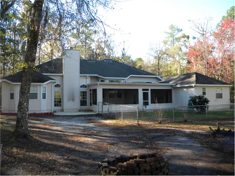 Back View of Home