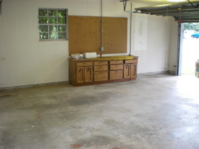 Over-sized double garage