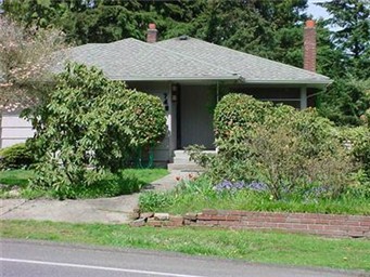 mature landscaping on large lot