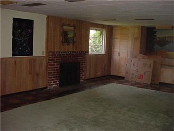 basement partially finished