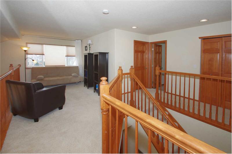 Loft on upper level