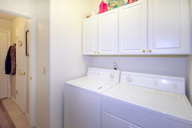 Laundry room with cabinetry