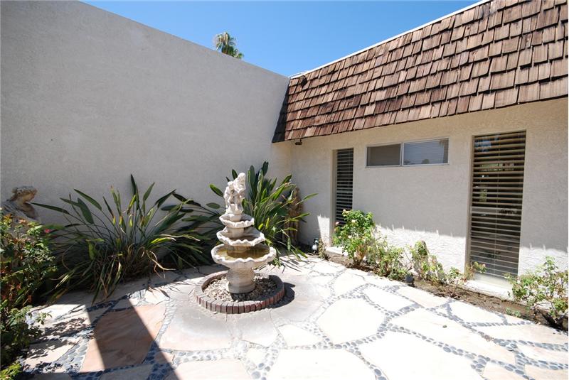 Fountain In Courtyard