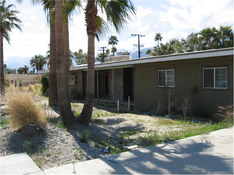 Front View from NE corner of House