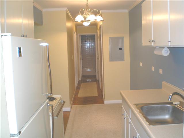 kitchen and dining area