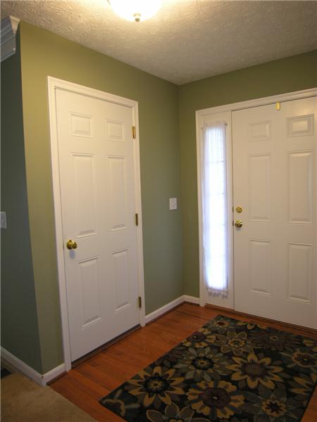 Entry, ceramic tile