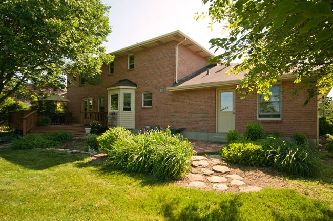 lush landscaping