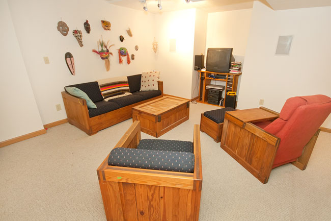 Lower level family room