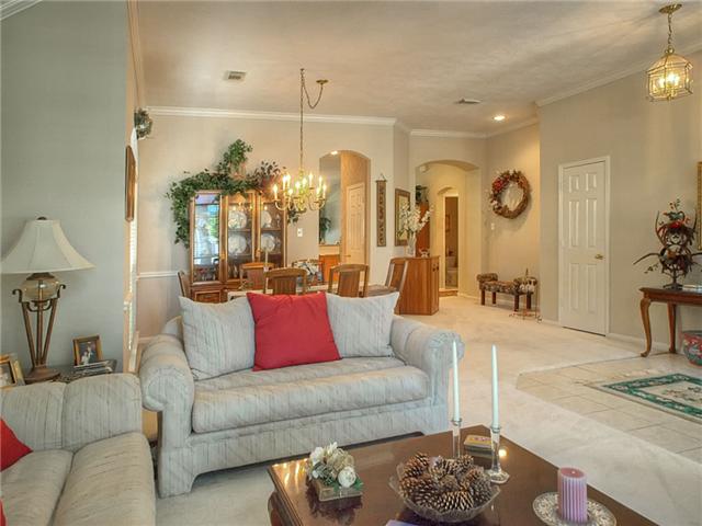 Another view of the formal living/dining room combo.