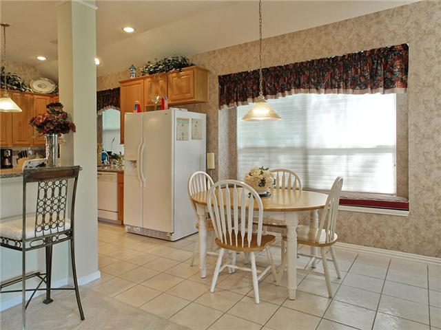 You have a breakfast area and a breakfast bar.