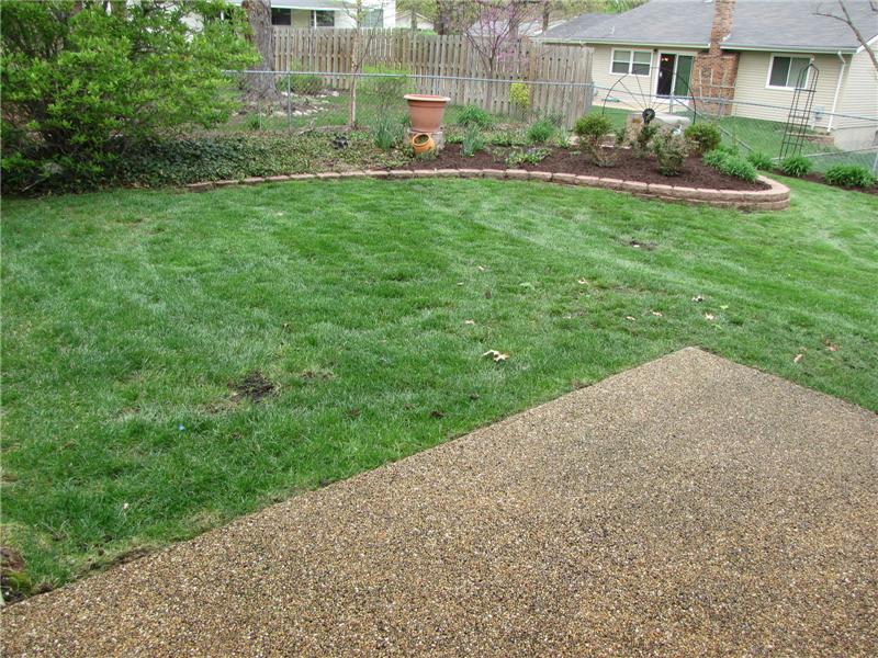 Flat Landscaped Yard