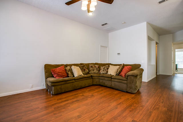 Entertain family and friends in the spacious living area.