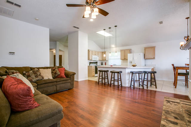 Perfect for entertaining - Living open to kitchen.