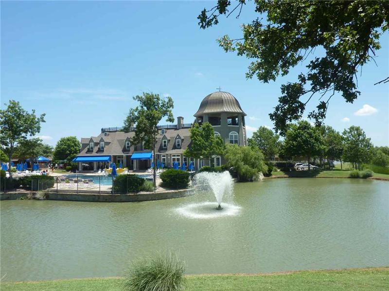 Enjoy time at the private lake/pond near the community waterpark.