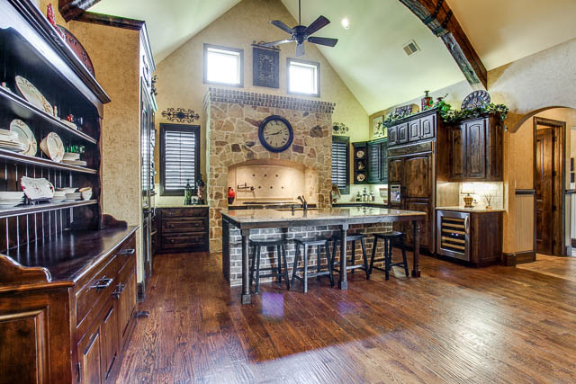 Enjoy the beauty and easy care of 5 inch hand scraped oak hardwood floors!