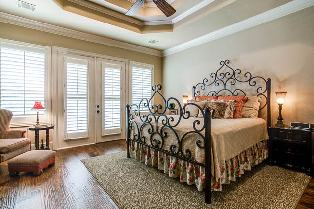 Retreat to the master suite and relax after a long day.