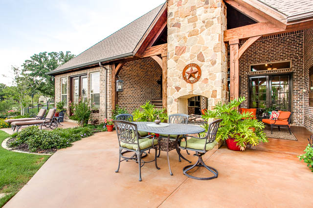 A private well services the lawn care and the pond.