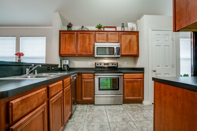 Enjoy cooking on new stainless steel appliances!