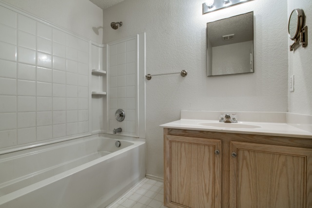 The home features two full bathrooms and four bedrooms.