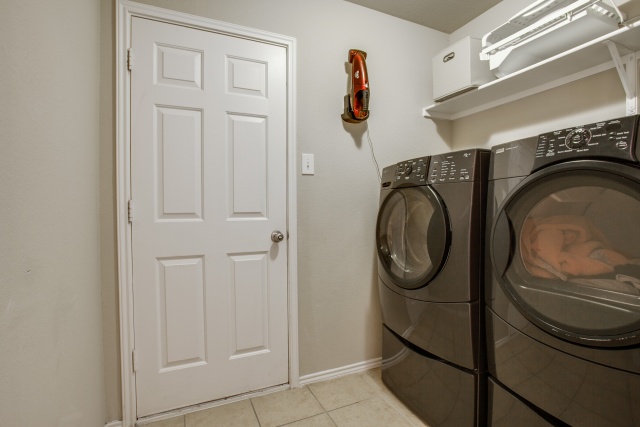 Pictured here is the full size utility room.
