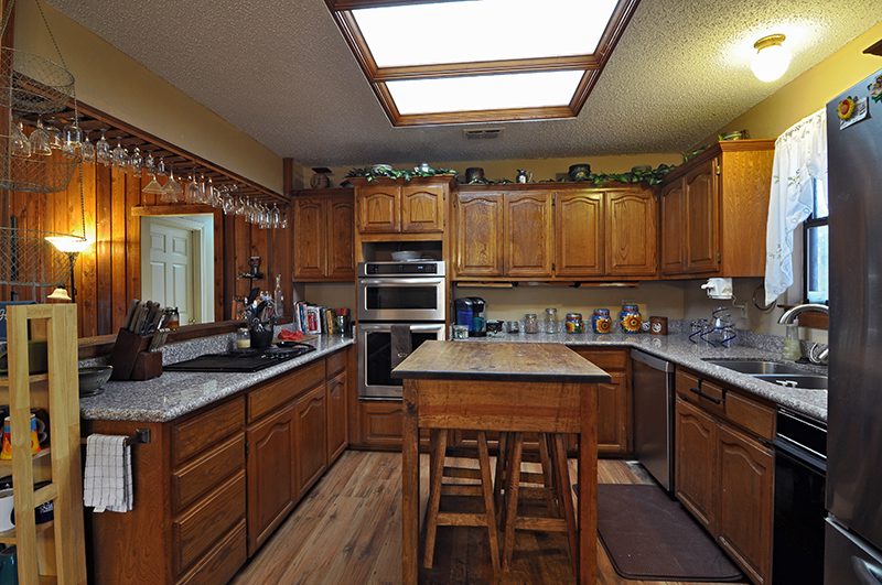 Kitchen with Granite Counter Tops