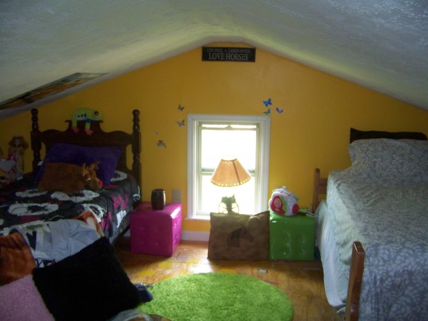 Bedroom in loft