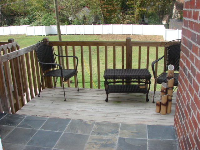 Stone Paved Patio/Deck