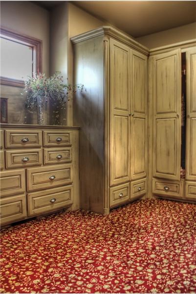 Master Closet with Cabinets