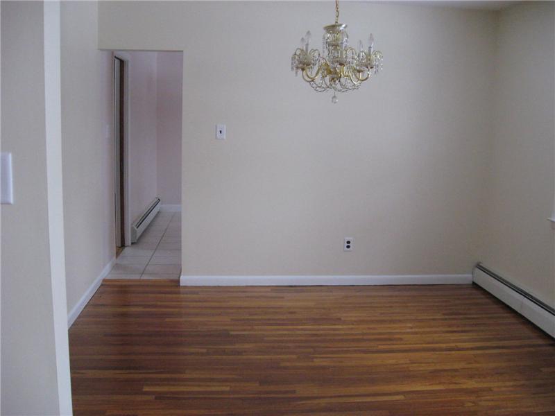Lovely refinished hardwood floors.