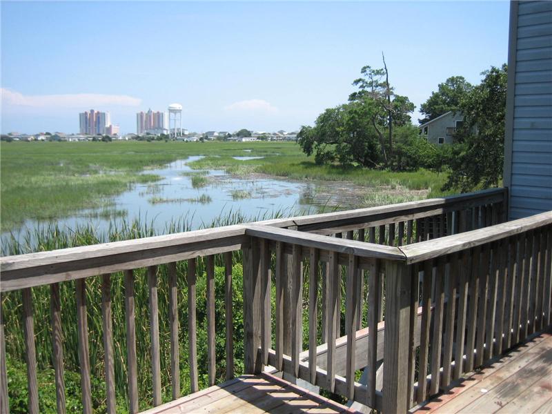 MARSH VIEW FROM DECK