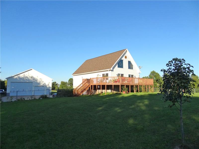 Fenced front yard