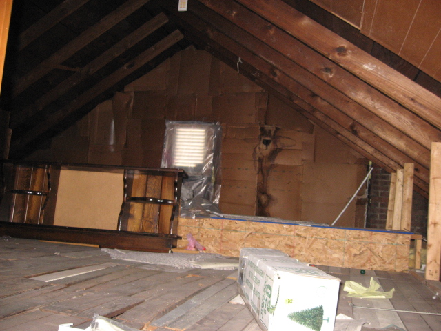 Floored attic