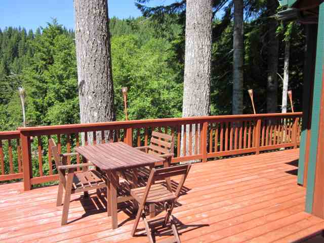 Large Deck to visit with  your friends