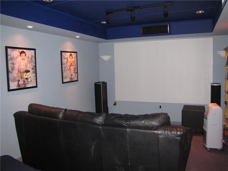 Home Theater Room with Fiberoptics