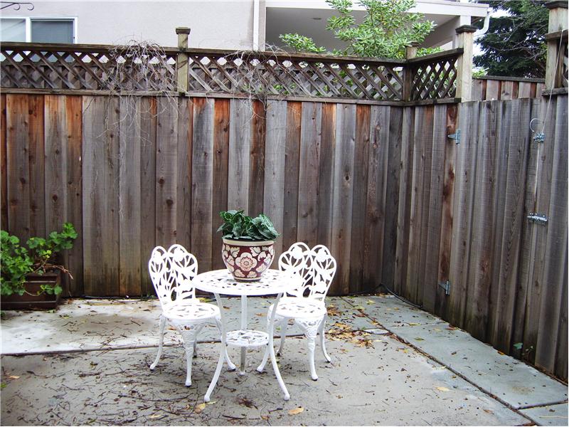 Sunny South-Facing Back Yard ss Steel Kitchen at 20644 Oak Creek, Saratoga