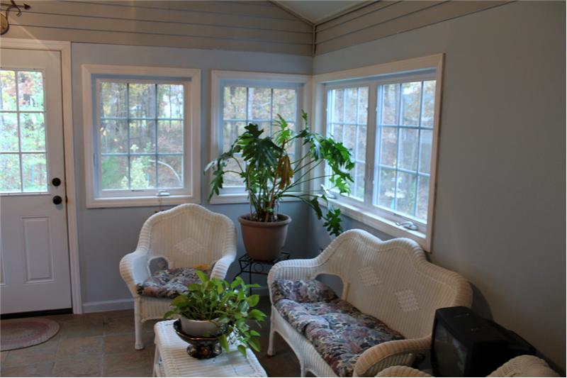 very pretty room with lots of windows