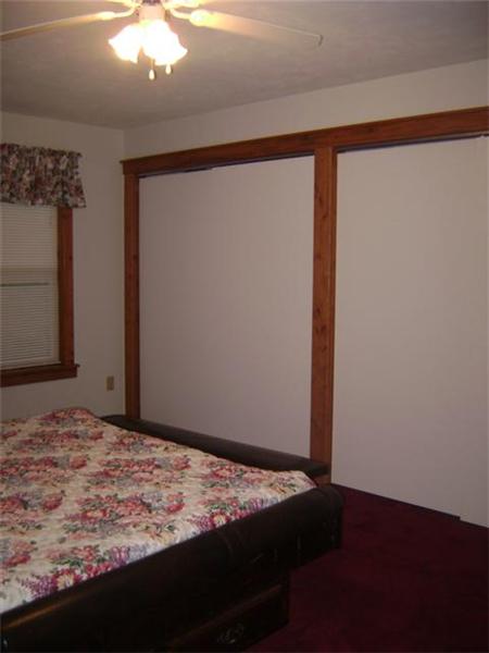 Master Bedroom with Double Closets