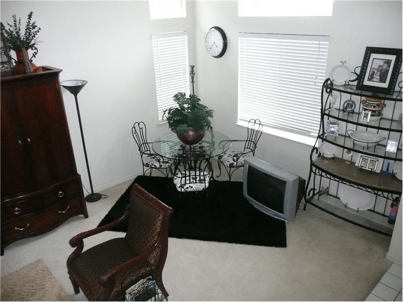 Overlooking living area